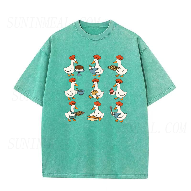 Cute Goose Baking Tee