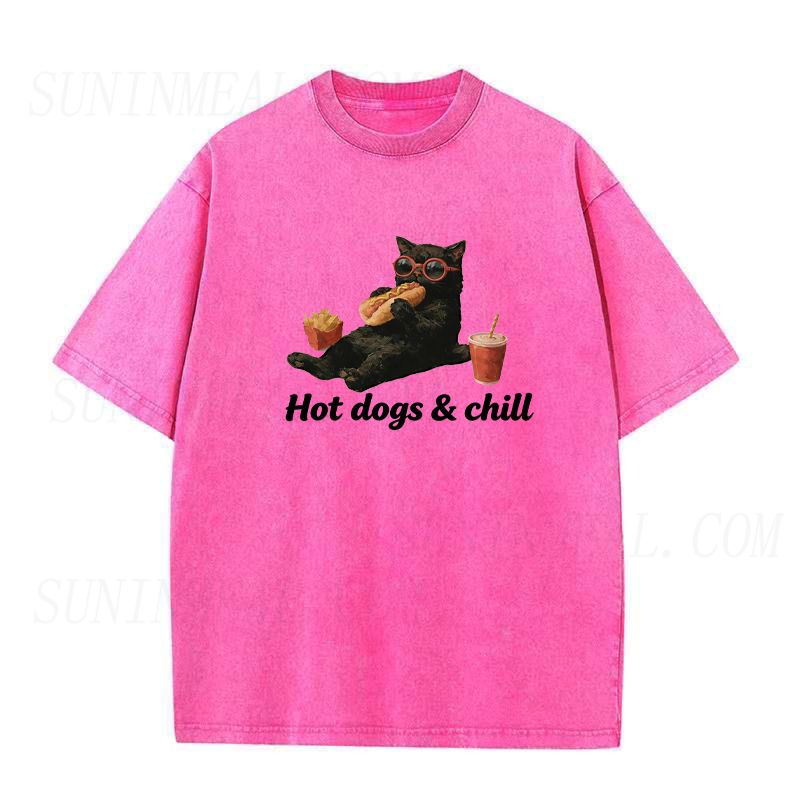Hot Dogs & Chill Unisex Tee