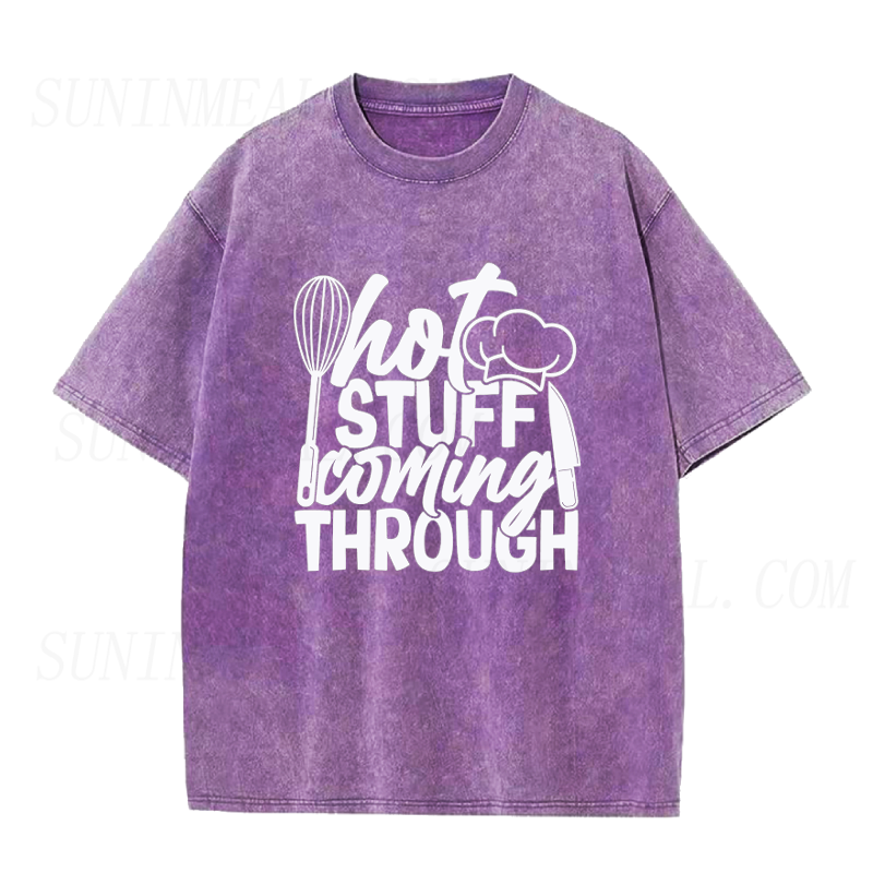 Hot Stuff Coming Through Unisex Tee