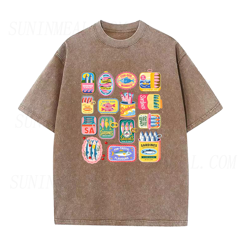Vintage Canned Sardines Unisex Tee