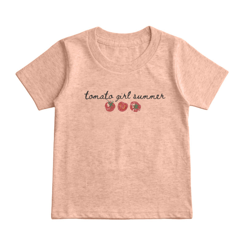 Tomato Girl Summer Kids T-Shirt