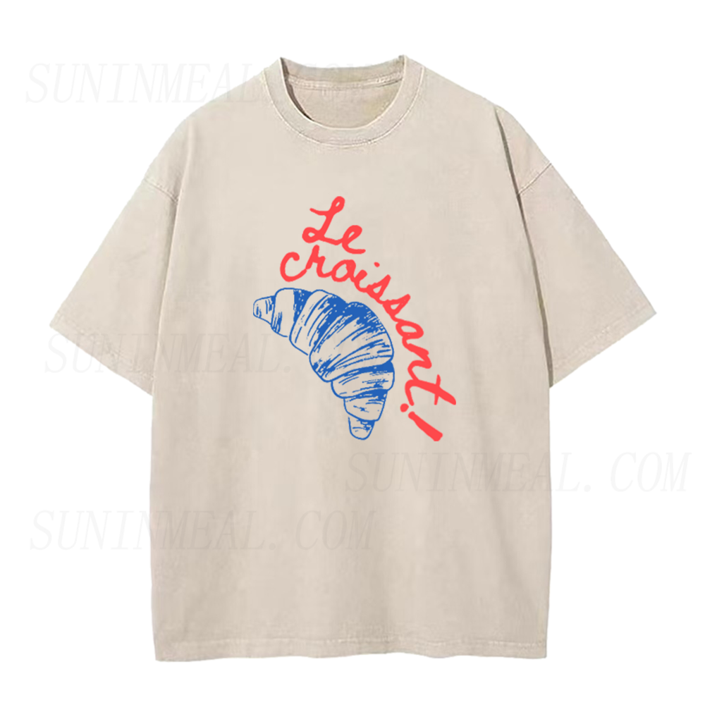 Retro Le Croissant Unisex Tee