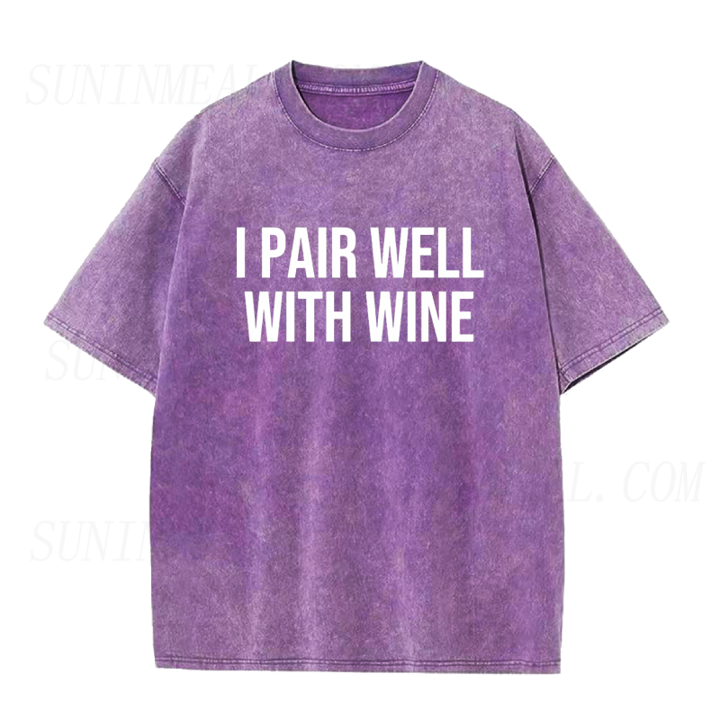 I Pair Well with Wine Unisex Tee
