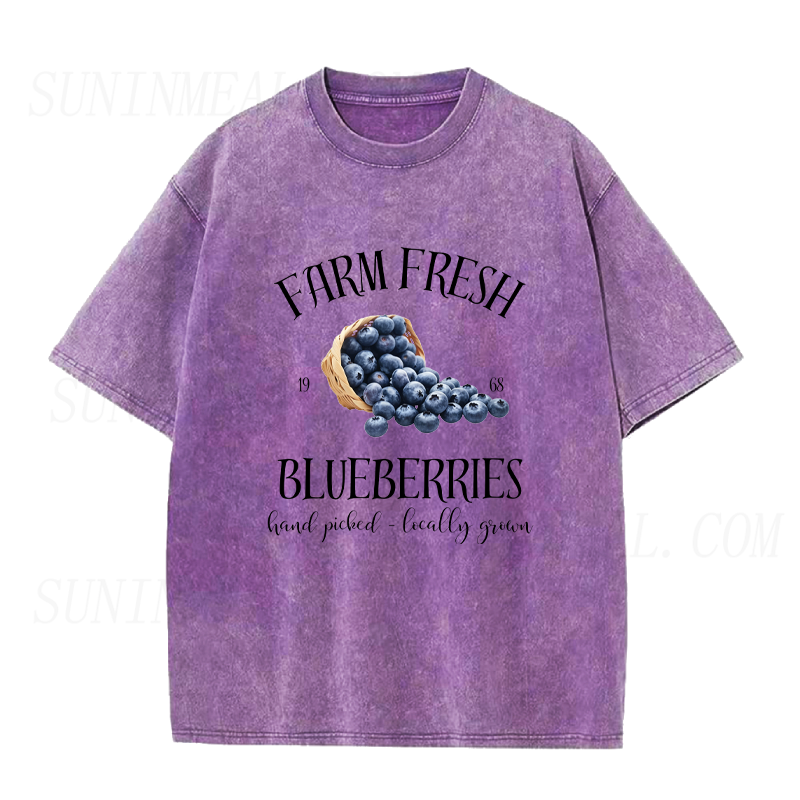 Farmers Market Blueberry Unisex Tee