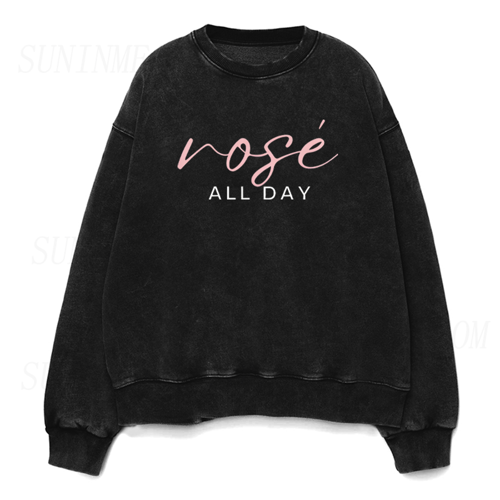 Rosè All Day Unisex Crewneck Sweatshirt