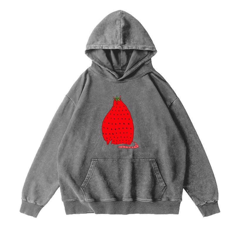 Strawberry Cat Unisex Hoodie
