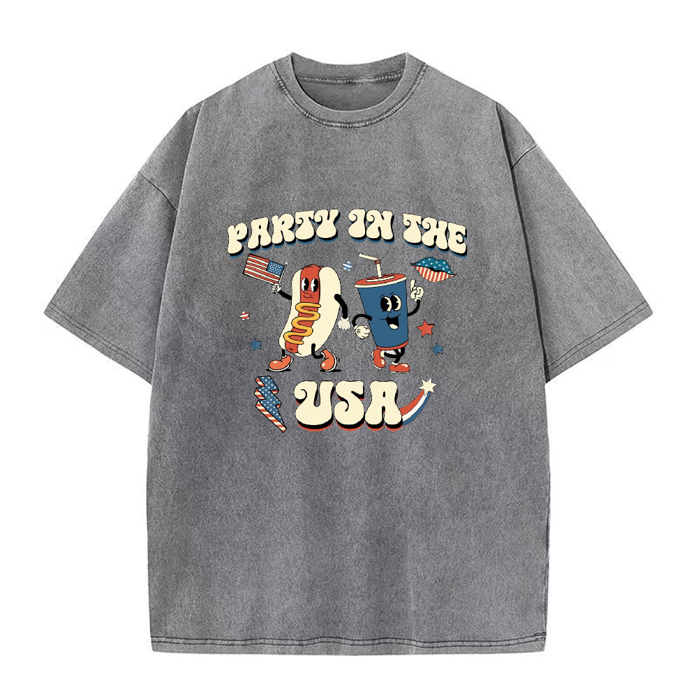4th Of July party time Unisex Tee