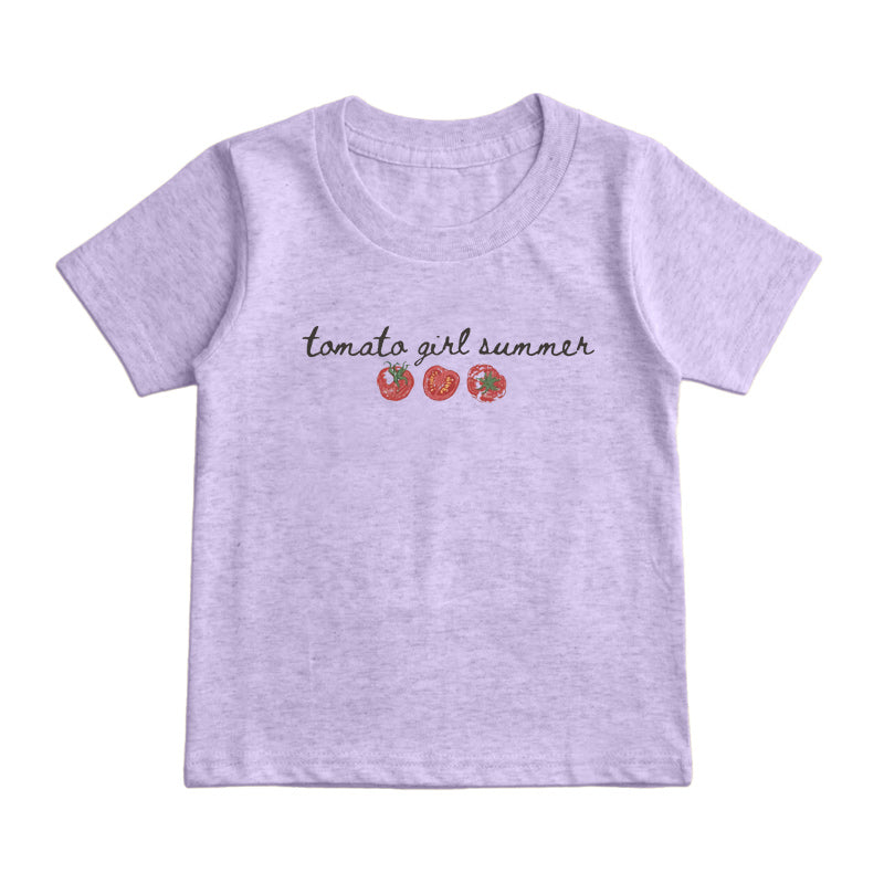 Tomato Girl Summer Kids T-Shirt