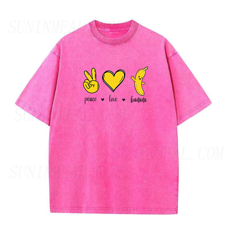 Peace Love Banana Unisex Tee