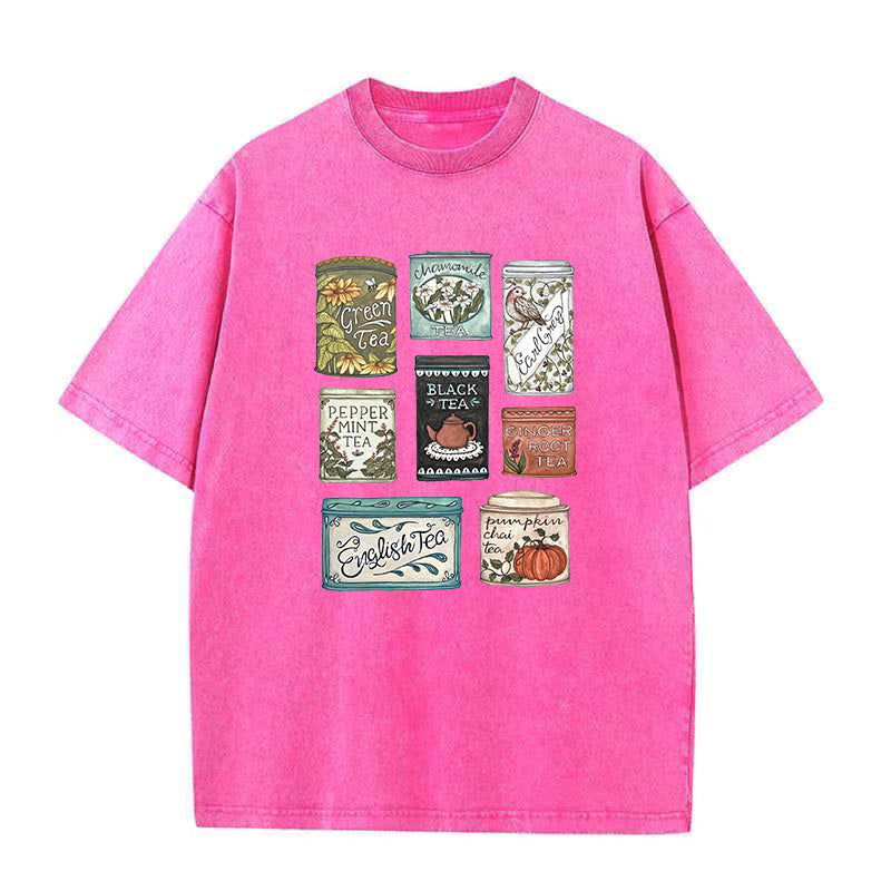 Vintage Tea Tins Unisex Tee