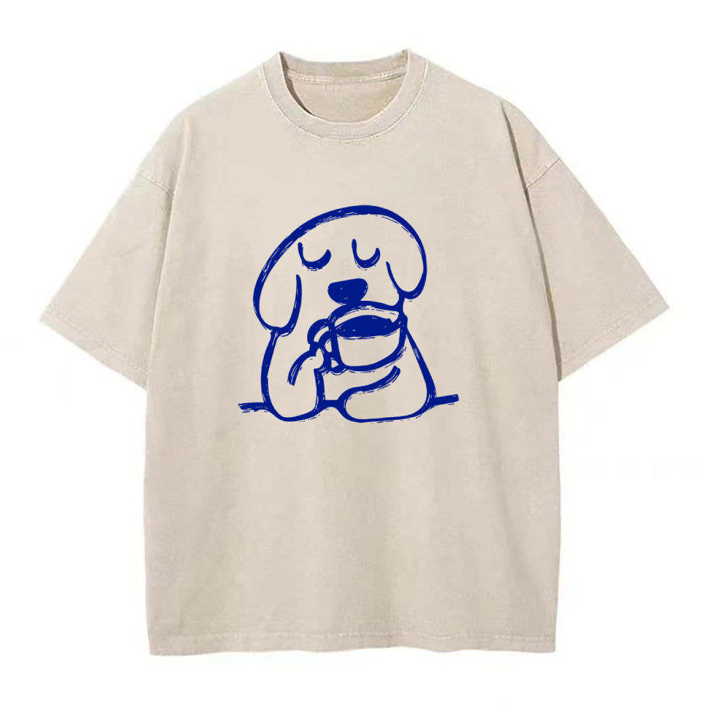 coffee dog Unisex Tee