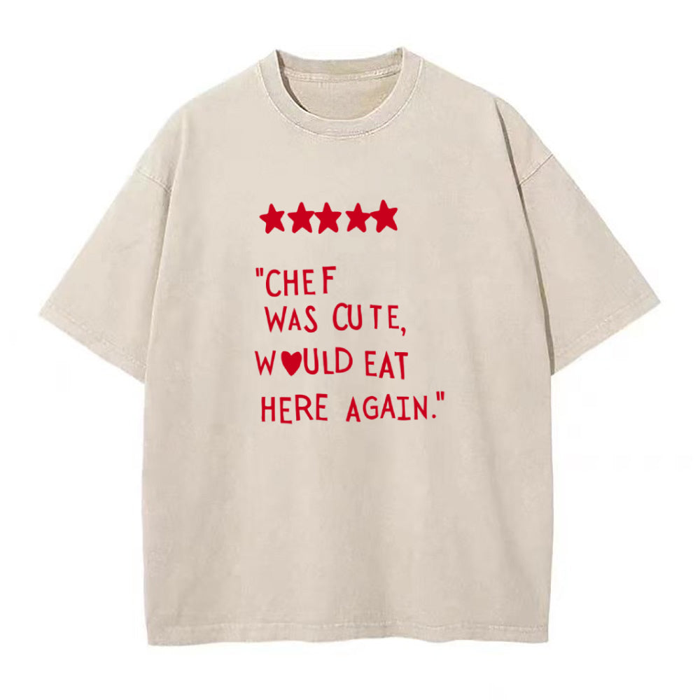 Chef was cute Unisex Tee