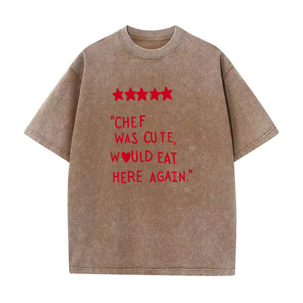 シェフはキュートなユニセックスTシャツ