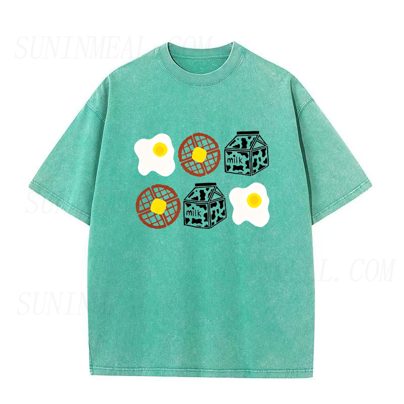 Eggs Waffles & Milk Unisex Tee