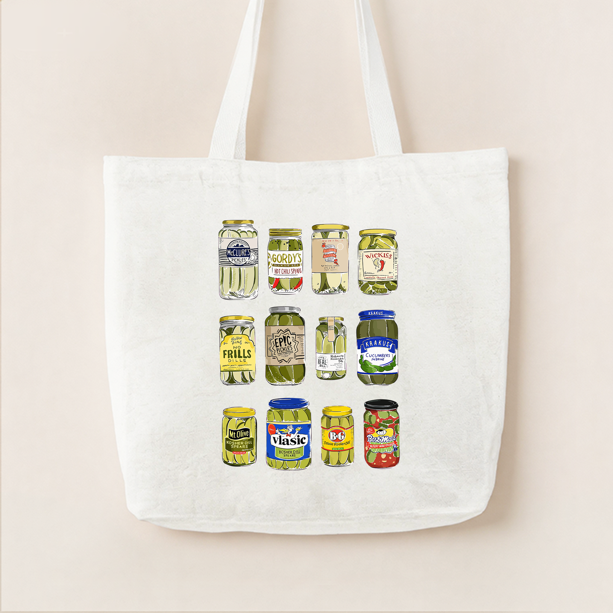 Pickle Canvas Tote Bag