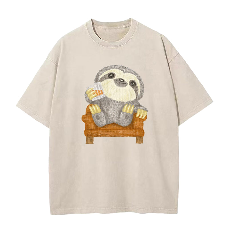 Sloths drinking Unisex Tee