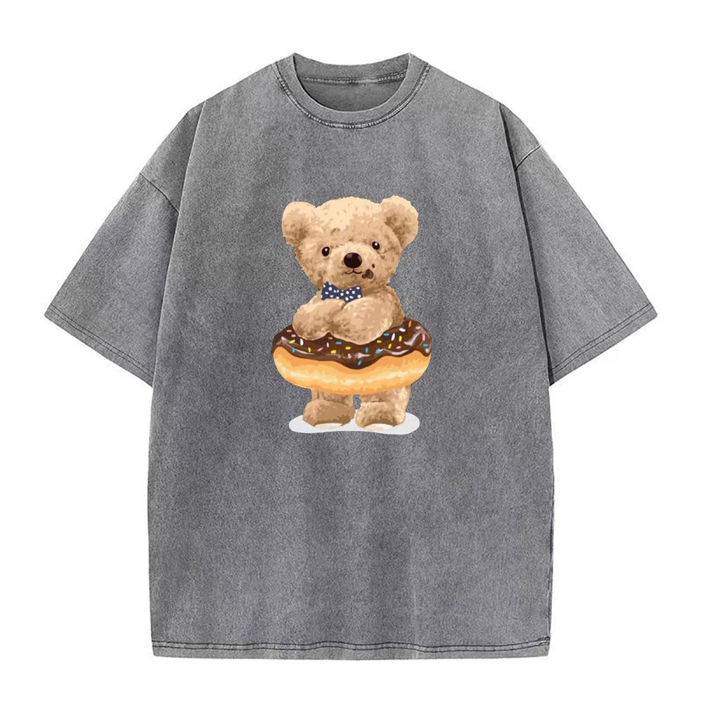 ドーナツラバーズベアーズユニセックスTシャツ