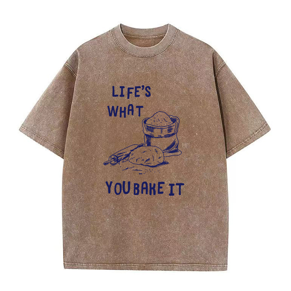 人生はあなたが焼くもの ユニセックスTシャツ