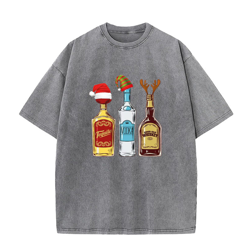 Tequila Vodka Whiskey Unisex Tee