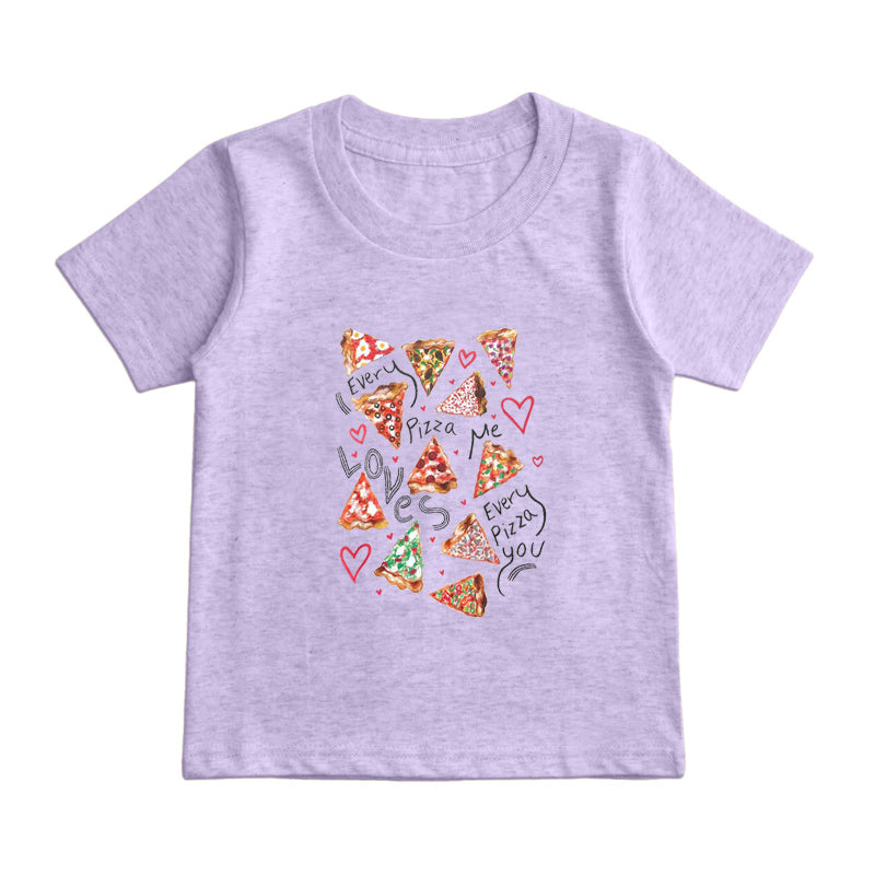 love every pizza Kids T-Shirt