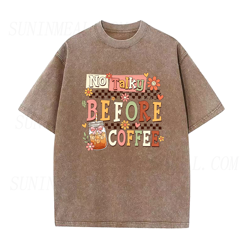 No Talky Before Coffee Unisex Tee