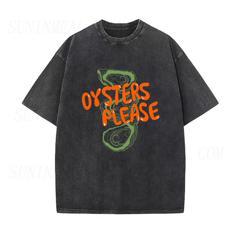 Oysters Please Unisex Tee