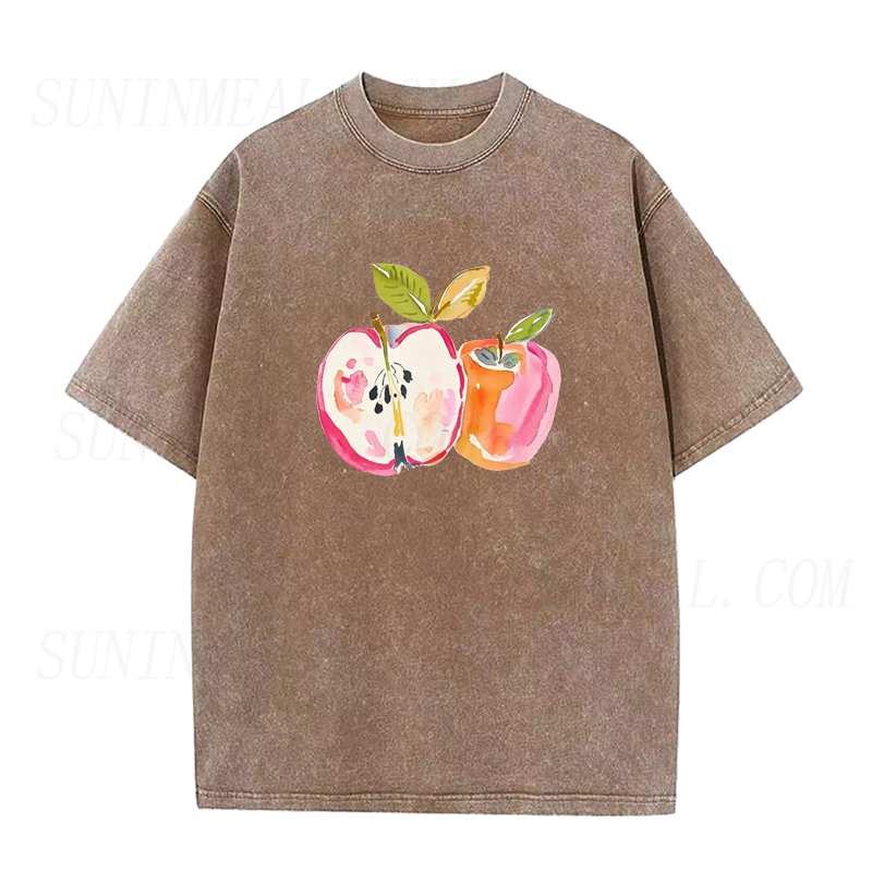 Watercolor Apple Unisex Tee