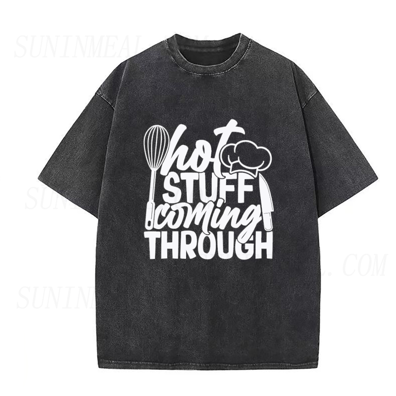 Hot Stuff Coming Through Unisex Tee