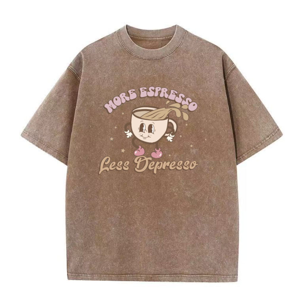 モア・エスプレッソ・レス・デプレッソ ユニセックスTシャツ