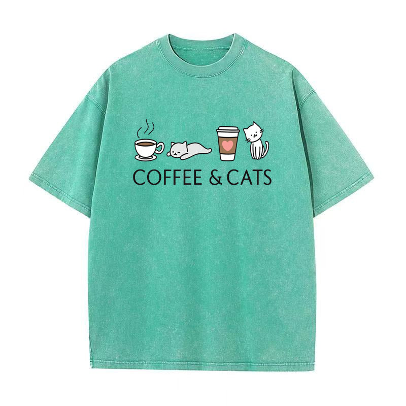 coffee& cat Unisex Tee