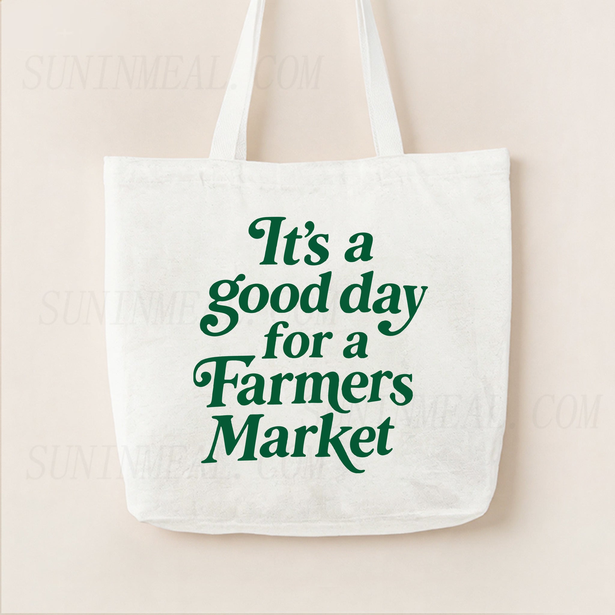 Good Day At The Farmers Market Canvas Tote Bag