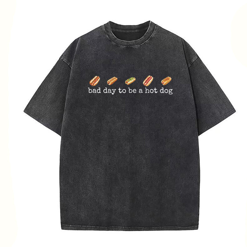 Bad Day to Be a Hotdog Unisex Tee