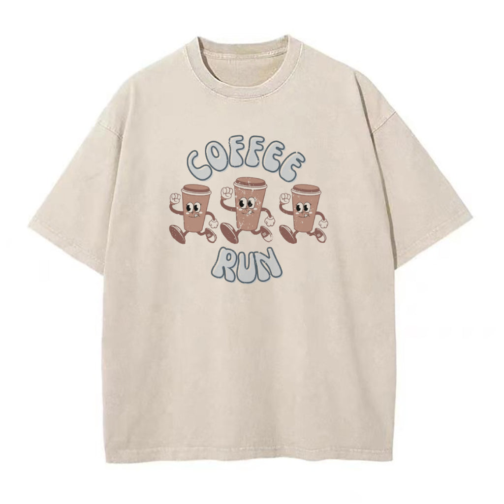 コーヒーラン ユニセックスTシャツ