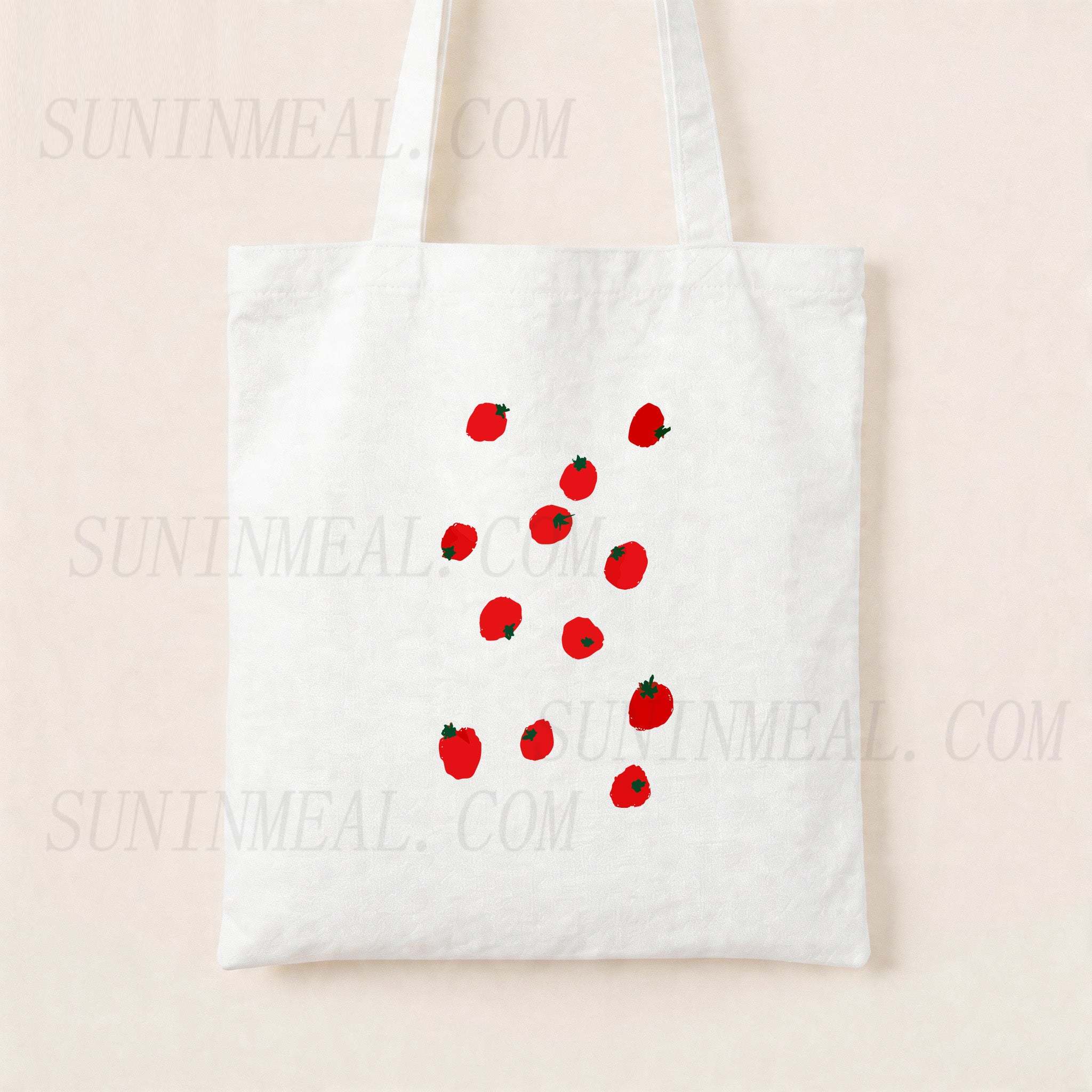 Tomato Canvas Tote Bag