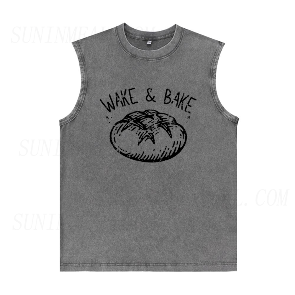 Wake and Bake Unisex Tank Top