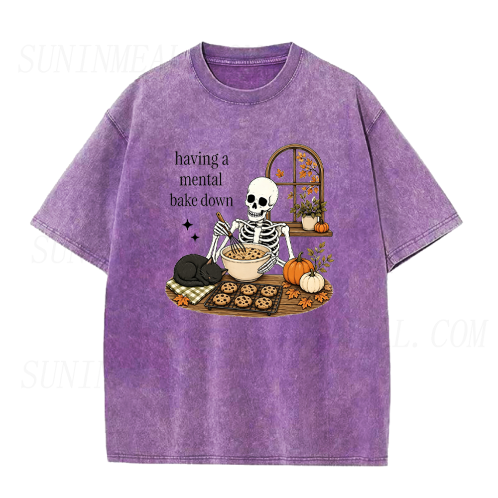 Funny Baking Skeleton Unisex Tee
