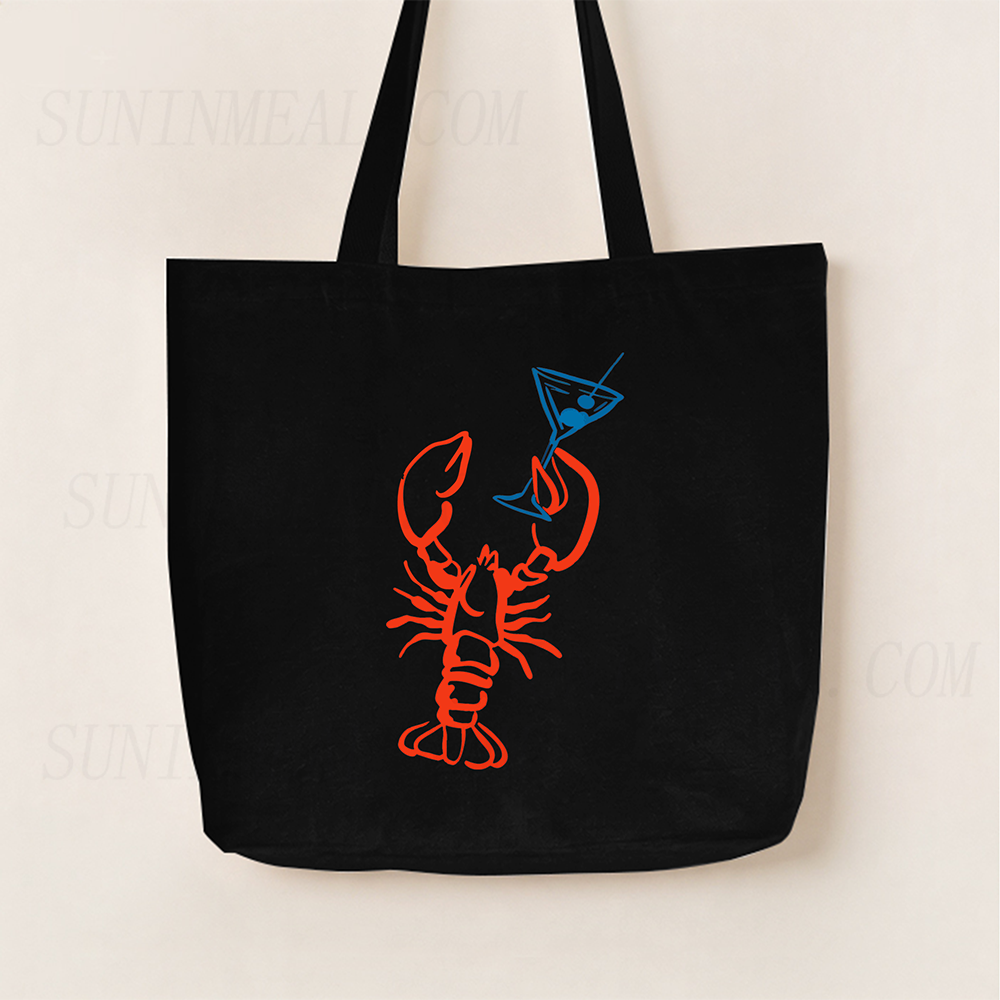 Lobster Martini Canvas Tote Bag