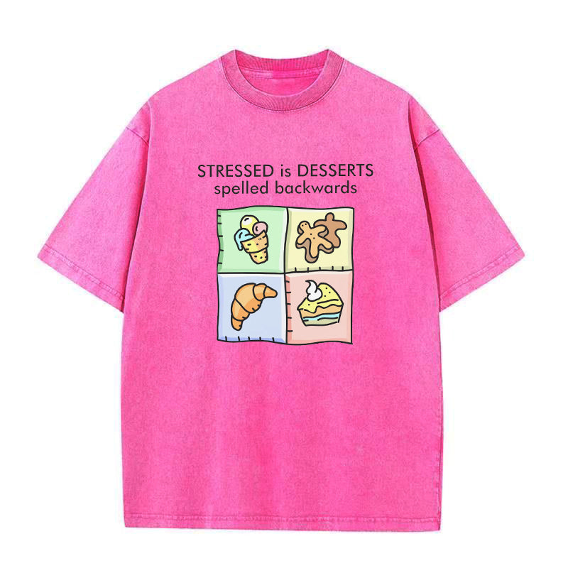 STRESSED is DESSERTS spelled backwards Unisex Tee