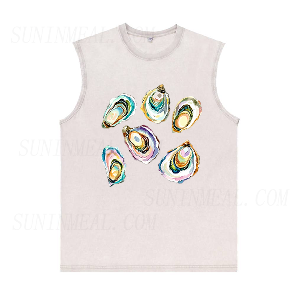Watercolor Oyster Unisex Tank Top