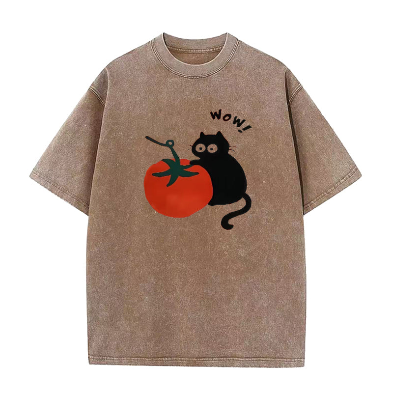 wow tomato cat Unisex Tee
