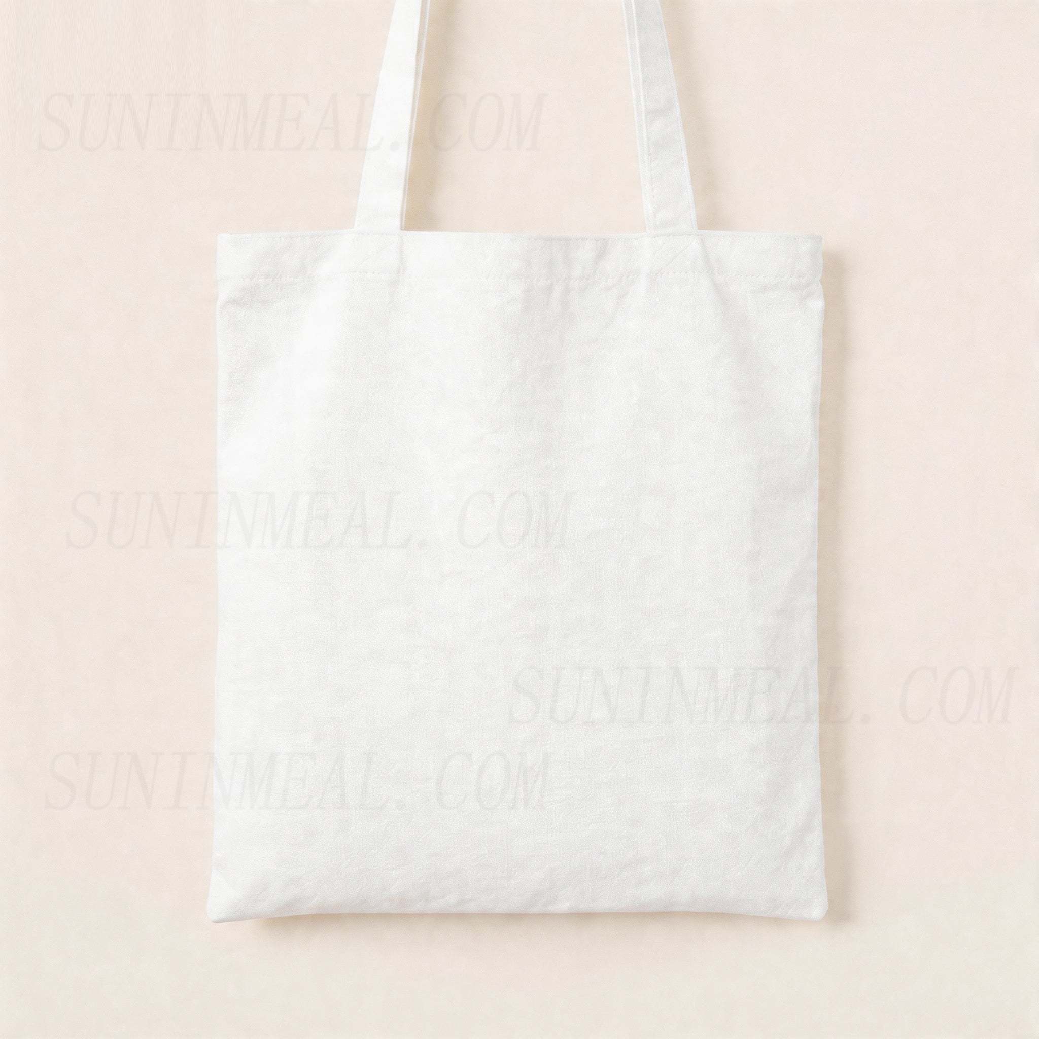 Solid Canvas Tote Bag