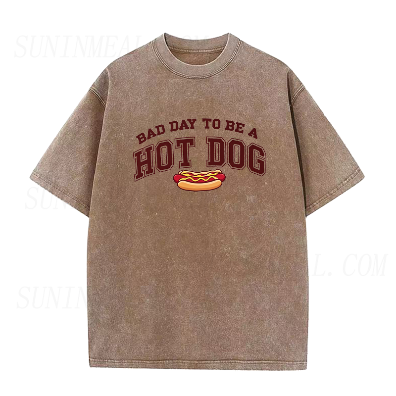 Bad Day To Be A Hot Dog Unisex Tee