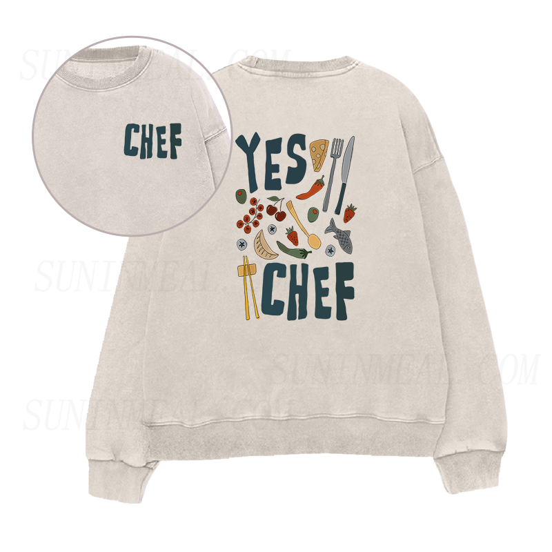 yes chef Unisex Crewneck Sweatshirt