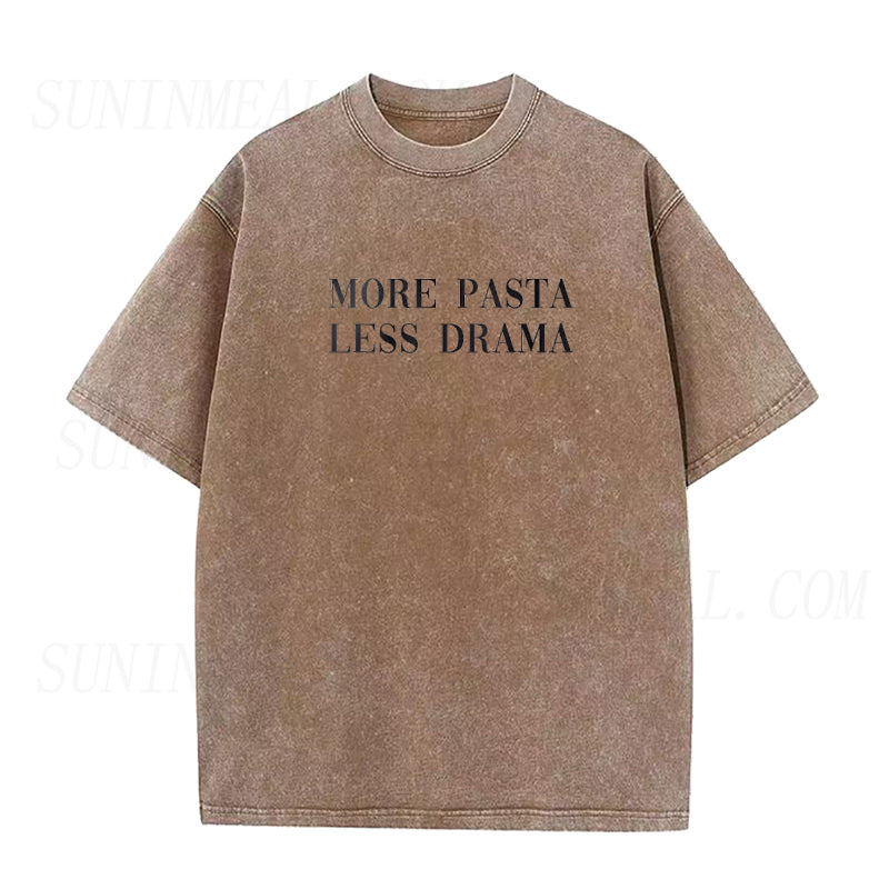 More Pasta Less Drama Unisex Tee