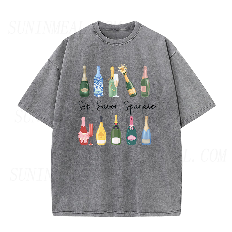 Champagne Bottles Unisex Tee