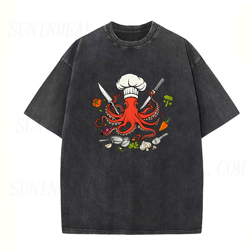 Octopus Chef Unisex Tee