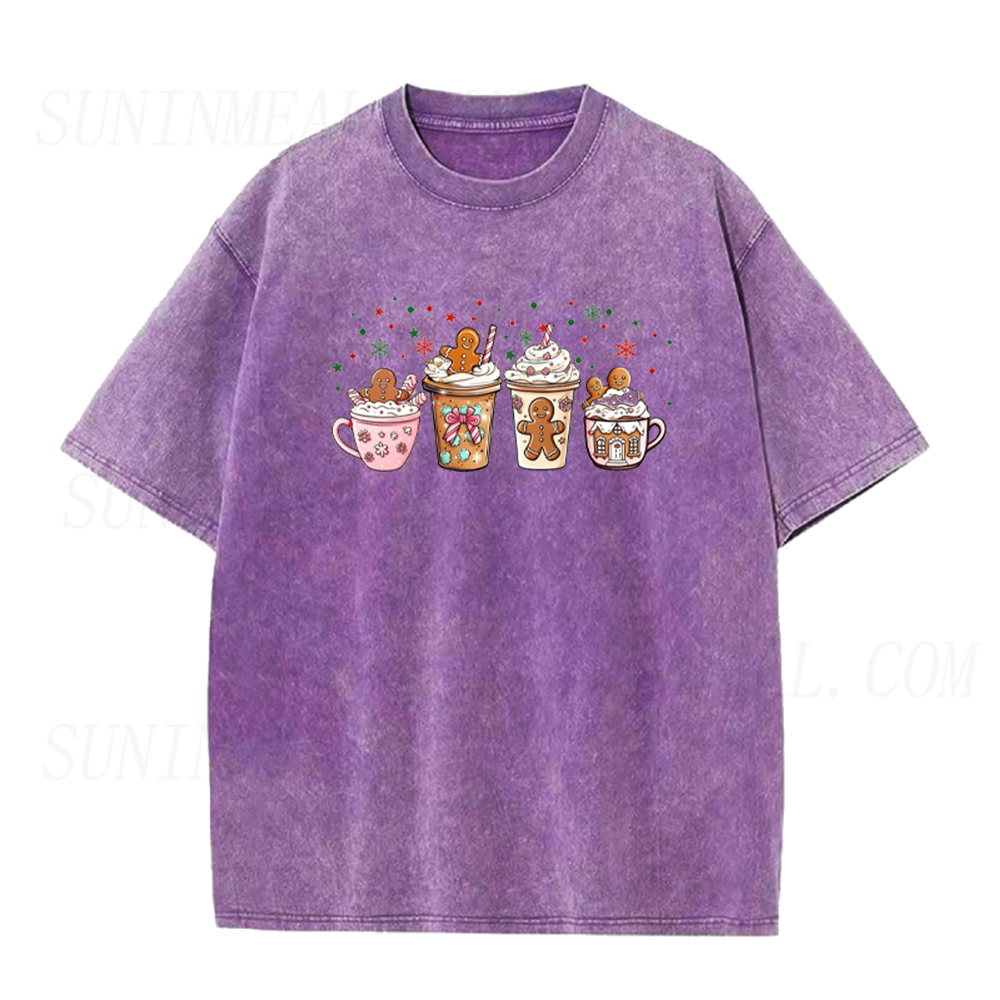 Gingerbread Christmas Coffee Unisex Tee