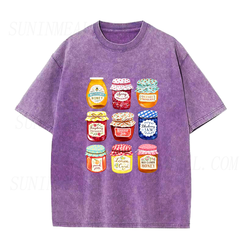Vintage Preserves & Honey Jars Unisex Tee