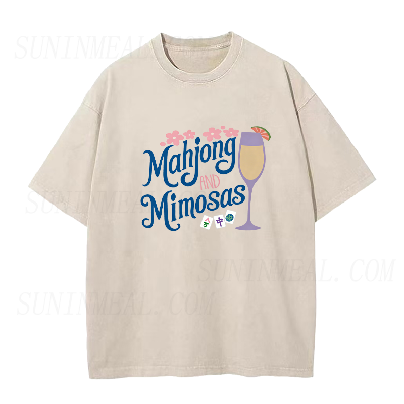 Mahjong & Mimosas Unisex Tee
