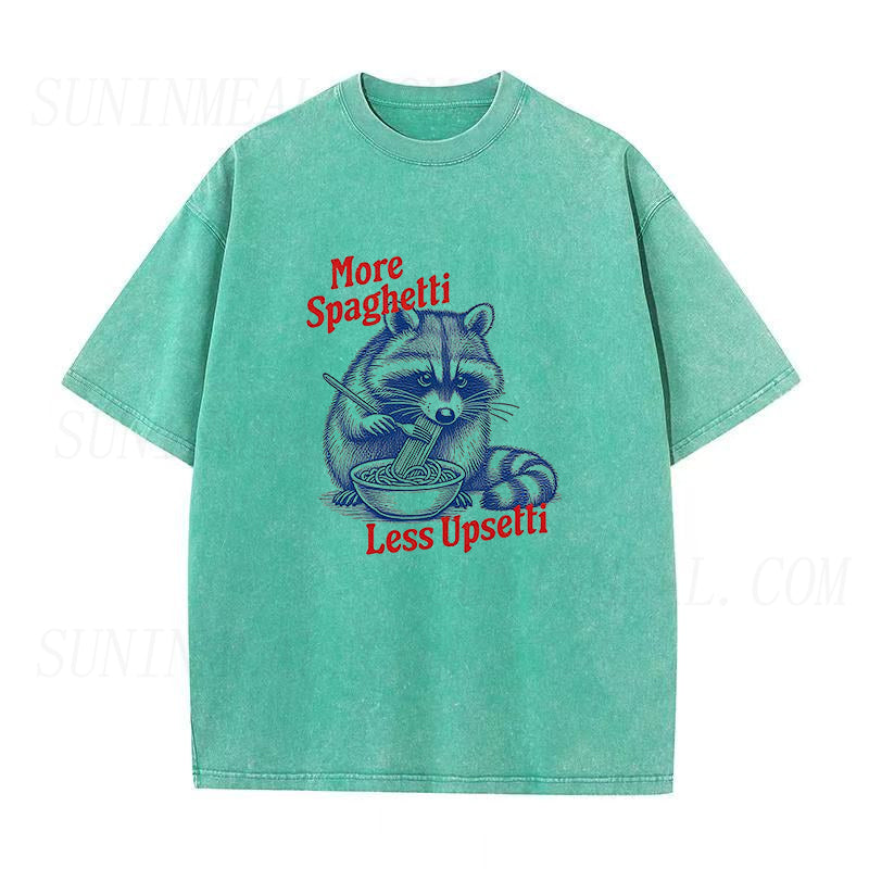 More Spaghetti Less Upsetti Vintage Unisex Tee
